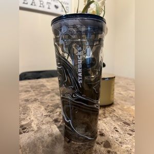 Marble glass Starbucks tumbler